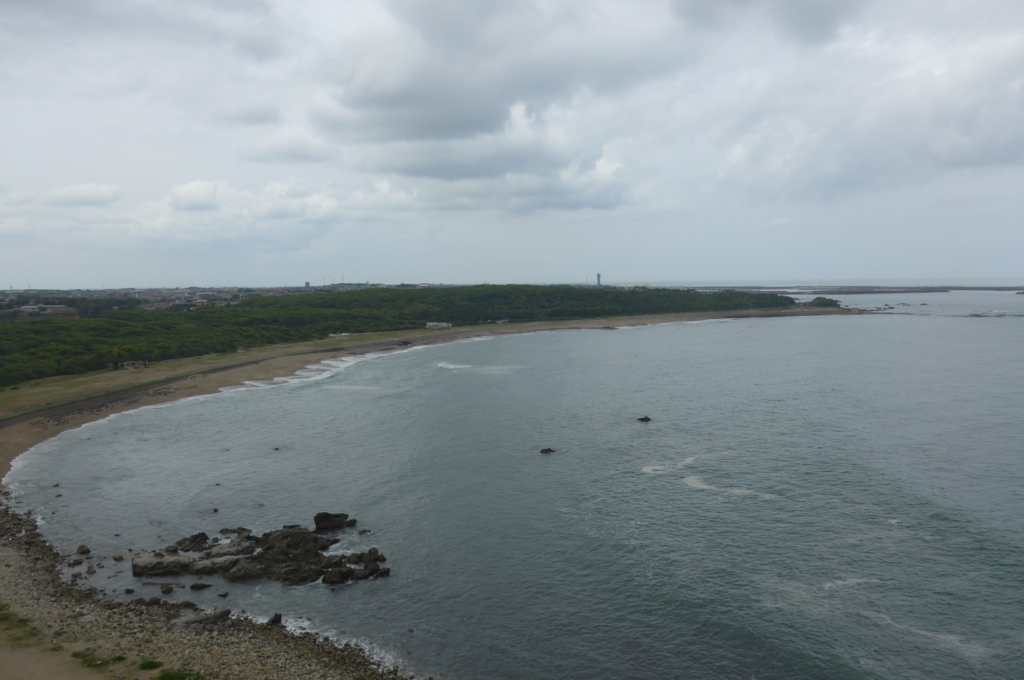 犬吠埼灯台から北側の風景